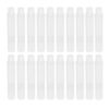 Housoutil Chalk Holder Plastic Chalk Stick Keeper 40pcs for Teachers and Students with Anti-dust Feature from Breaking for Outdoor Lessons and Office Use