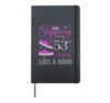 How a 53 year old boss step into my 53rd birthday Hardcover Journal, Black