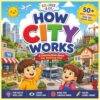 HOW CITY WORKS: A Coloring Book: See Inside Subways, Pipes, Trucks & Cell Towers — 50 Cutaway Scenes for Kids Ages 4–10 Who Ask "How Does That Work?"