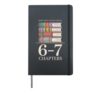 How Many Pages Today 67 Chapters Hardcover Journal, Black