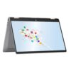 HP 14" FHD IPS x360 Chromebook with Touchscreen Display, Intel i3 Processor Up to 3.8GHz, 8GB DDR5 Ram, 128GB SSD, Ultra-Fast WiFi 6, Chrome OS, Pastel Gray