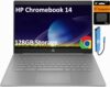 HP Chromebook 14 Laptop (14" Anti-Glare, Intel Celeron N4500, 4GB RAM, 64GB eMMC + 64GB SD Card) for Home & Students, Fast Charge, 10-Hr Battery Life, IST HUB, Wi-Fi 6, Chrome OS (Renewed)