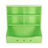HREHGHGI 3-Tier Bookcase for Kids Storage Organizer Light Green Shelf