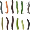 Hsjunn Caterpillar Figurine Toy Miniature 2.83 Inch Realistic Insect Model