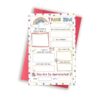Huameigf Thank You Fill in The Blank Card for Teacher, Thank You Gifts