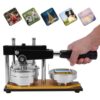 Hubxinly 2x2in Square Magnet Pin Maker Kit with 100 Parts for Badges