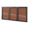 Hubxinly Weatherproof Enclosed Bulletin Board Aluminum Frame with Glass