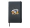 Huffin For The Stuffin Funny Thanksgiving Saying Feast Hardcover Journal, Black