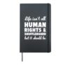 Human Rights and Shuffleboard Funny I Love Shuffleboard Hardcover Journal, Black