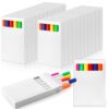 Humyoun 288 Pcs Washable Markers for Coloring Drawing 6 Colors Broad Line