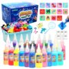 HunDun Squishy Making Kit Water Squishy Toy,Magic Water Elf Toy Kit for Kids,Water Pets Sensory DIY Craft Kit with 22 Gels & 14 Molds.Squishy Toys Maker Set.Aqua Fairy Gel Magic Water Art Kit Favors
