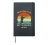 Hunting Dad Like Regular Retro Fathers Day Hunter Daddy Papa Hardcover Journal, Black