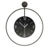 HXFOOAA Wall Clock Home Restaurant Hanging Art Silent Watch