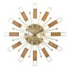 HXFOOAA Watch Wall Clock Living Room Home Atmosphere Decoration Silent