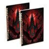 HXshaoye lined notebook Raven Gothic Mystic Witchcraft 2 pack