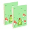HXshaoye spiral notebooks Cute Frog Snail Mushroom 2 pack