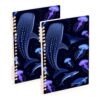 HXshaoye subject notebooks Animal Whale Jellyfish Starry Night 2 pack