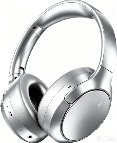 Hybrid ANC Wireless Over-Ear Headphones, 100H Playtime, Hi-Res Audio, Bluetooth 6.0, Multi-Mode Noise Cancellation, Comfort Fit, iOS & Android Compatible, Foldable Design, Travel-Friendly