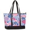 Hydrangea Canvas Laptop Tote Bag for Women, 15.6 Inch Work Bag