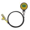 Hydraulic Pressure Gauge Kit 600 Bar Accuracy 1% Waterproof IP65 Long Battery for Excavator Coupling Fittings Hose 2m 4m(2m Cable)
