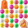 HyDren 48 Pcs Motivational Stress Balls, 2 Inch Colorful Foam Stress Relief Balls with Inspirational Quotes, Door Prizes for Adults, Hand Exercise, Employees & Team Office Gifts(Bright Colors)