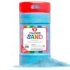 Hygloss Colored Sand for Crafts – 1 lb Bottle, Light Blue – Vibrant Colorful Fine Sensory Play Sand Art Kits for Kids – Classroom Activities for Children 3 4 5 6 7 8 9 10 11 12 – Safe for Ages 3+