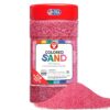 Hygloss Colored Sand – Romance Red, Pink & White Color Love Themed Craft Sand for Art, Valentine’s Day, Wedding, DIY Decor, Kids Party Crafts – 100% Natural & Environmentally Friendly (1 lb Bottle)