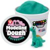 Hygloss Play Modeling Dough for Kids, Turquoise, 3lb, Unscented