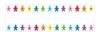 Hygloss Products Alphabet Kids Name Plates for Desks Cubbies Lockers – 9.5 x 2-7/8 Inch, 36 Pack