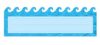 Hygloss Products Die-Cut Name Plate - Great Teaching Tool - Perfect for Labeling in Classroom & Other Uses - Ocean Waves - 9.5 x 3 inches -(45557), Medium, Blue, 30 Count