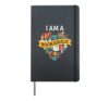I Am A Bookaholic I Reading Book Literature Library Heart Hardcover Journal, Black
