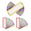 ibasenice 40pcs Magnetic Dry Erase Labels for Locker and Metal Shelves, Erasable Removable Name Tags with Coated Paper and PVC Material, Versatile Magnet Compatibility for Classroom