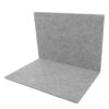 ibasenice 500 Piece Portable Folding Constructed from Anti-Slip Felt for Card Table and Travel Use, Lightweight Noise Absorbing Puzzle Board Organizer for and Adults