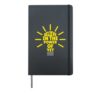 I Believe In The Power Of Yet Positive Mind Light Bulb Hardcover Journal, Black