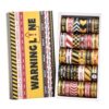 icceemee 30 Rolls Warning line Theme Washi Tape Set, Writable Decorative Tapes for Scrapbooking, Junk Journal Supplies, Bullet Journaling, 0.6"x79" per Roll