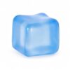 Ice Cube Sensory Toy, 2.75 Inch Soft Fidget Cube for Stress Relief, Tactile Squeeze Desk Toy for Office, School and Home, Kids & Adults (Blue)