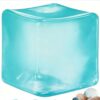 Ice Cube Squishy Fidget Toy – Slow Rise Squeeze Sensory Toys, Multiple Ways to Play, Stress Ball for Anxiety Relief, Focus Enhancement, Brain Relaxation & Strength Fostering-Lagoon Blue