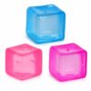Ice Cube Squishy Stress Cube 5cm (1.98"), Soft Slow Rising Squeeze Fidget Toy for Kids & Adults, Sensory Toy for Stress and Anxiety Relief, Crebloxinn Square Shape Stress Ball(3Pack)