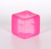 Ice Cube Squishy Stress Cube 7cm (2.76"), Large Slow Rising Soft Squeeze Fidget Toy for Teens & Adults, Sensory Stress Relief Toy for Anxiety Relief, Crebloxinn Square Shape Stress Ball(Pink)