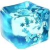 Ice Cube Squishy Stress Relief Ball - Blue Snowflake Squeeze Fidget Toy for Adults | Stretchy Sensory Stress Toy for Office Desk | Small Squeeze Pinch Pull Toy for Focus and Hand Exercise | Pack of 5