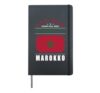 Ich Bin Dann Mal Weg Nach Morocko Flag Holiday Saying Hardcover Journal, Black