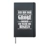 Ich bin der große Bruder Ich mache die Rules Gift Hardcover Journal, Black