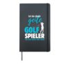 Ich BIN DIESER GEILE GOLFSPIELER Funny Golf Golfer Saying Hardcover Journal, Black