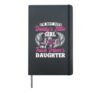 Ich bin nicht nur Papa's Little Girl - Daughter of a Truck Driver Hardcover Journal, Black