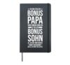 Ich bin stolzer Bonus Papa Stiefvater Familie Hardcover Journal, Black