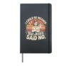 I Could Be Mean But Jesus Said No Christian Hardcover Journal, Black