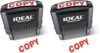 IDEAL Self Inking Stamp – Copy – Red Ink, Impression Size 9/16” x 1-1/2” (Pack of 2)
