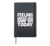 Idgaf Ish Today Art For Men Women Kids Sarcastic Humor Hardcover Journal, Black