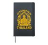 I’d Rather Be In Thailand Yoga Namaste Gift Hardcover Journal, Black