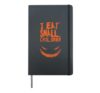I Eat Small Children Shirt Pregnancy Announcement Costume Hardcover Journal, Black